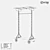 Modern Hanging Rack - LoftDesigne 478 3D model small image 2