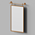 Farmhouse Charm Wall Mirror 3D model small image 2