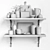 11-Piece Kitchen Set with Shelf Organizers 3D model small image 9