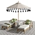 Coastal Retreat Outdoor Lounge Set 3D model small image 1