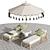 Coastal Retreat Outdoor Lounge Set 3D model small image 3