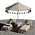 Coastal Retreat Outdoor Lounge Set 3D model small image 5