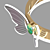 Golden LED Modern Butterfly Pendant 3D model small image 2