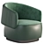 Twibe Armchair: Modern, Stylish Design 3D model small image 1