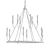 Elegant Sierra Chandelier - Stunningly Designed 3D model small image 2