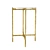 Golden Marble French Side Table 3D model small image 2