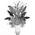 Ethereal White Blossoms Bouquet 3D model small image 7