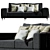 Modern Hoff Frankford Sofa 3D model small image 1