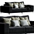 Modern Hoff Frankford Sofa 3D model small image 2