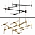 Modern Altona Chandelier: Stylish Lighting Statement 3D model small image 1