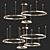 Luxury Cruise Lampatron Chandelier 3D model small image 1