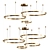 Luxury Cruise Lampatron Chandelier 3D model small image 3