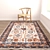 Versatile Set of 8 Rugs 3D model small image 5