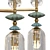 Elegant Odeon Light Bizet 4855 Chandelier 3D model small image 3