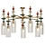 Elegant Odeon Light Bizet Chandelier 3D model small image 1