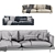 Lema Cloud 2013 Modern Sofa 3D model small image 7