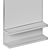 Astora Modern Wall Mirror 3D model small image 4