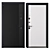 Modern Metal Entrance Door NT 4 3D model small image 3