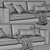 Modern Reversi 2-Seater Sofa by Molteni&C 3D model small image 4