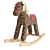 Leader Kids Textile Rocking Horse 3D model small image 3