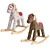 Leader Kids Textile Rocking Horse 3D model small image 5