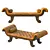 Luxurious Roman-style Couch 3D model small image 1