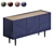 Torrey 3-Door Frezzy Commode 3D model small image 1