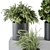 305 Indoor Plant Set: Small Pot 3D model small image 3