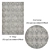 Versatile Set of 8 Stylish Rugs 3D model small image 2