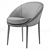 Elegant Minotti Lido Chair & Table 3D model small image 7