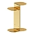 Sleek Steel Side Table: FLIRT 3D model small image 1