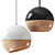 Ray Pendant Lamp: Modern Elegance in Two Colors 3D model small image 2