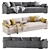 Gilbert Cazarina Sofa - Timeless Elegance 3D model small image 6