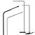 Sleek WL 130 Floor Lamp 3D model small image 3