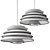 Modern Hive Pendant Lamp by Verpan 3D model small image 2