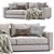 Ferlea Simple Sofa: Minimalistic Comfort 3D model small image 6