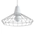 Nordic Hanging Cage Lamp 3D model small image 2