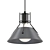 Sleek Black Pendant Light 3D model small image 1