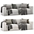 Modern Yaki Lema Sofa Bed 3D model small image 1