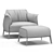 Luxury Italian Armchair: Archibald Gran Comfort 3D model small image 6