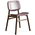 Soborg Wood Leather Chair 3D model small image 1