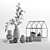 IKEA Decor Set: Greenhouse, Ornaments, Vases 3D model small image 2