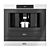 Sleek AEG Appliance Collection: Coffee, Oven, Microwave 3D model small image 3