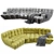 Cloud 7: Stylish Modern Modular Sofa 3D model small image 6