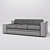 Eva Euro Sofa: Comfort & Versatility 3D model small image 5