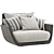 Elegantly Comfortable Tuliss Armchair 3D model small image 2