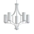 Kichler Vara 25 1: Stylish Distressed Chandelier 3D model small image 2