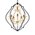 Elegant Clara 26 Chandelier 3D model small image 1