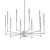 Elegant Dancy Chandelier 3D model small image 2