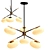 Mushroom Glow Chandelier 3D model small image 1